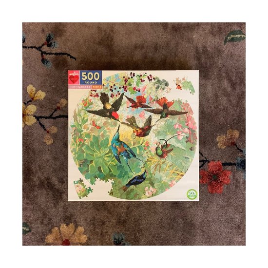 Eeboo - Hummingbirds Rond (500 Stukjes) - Eeboo - Merchandise - Eeboo - 0689196507793 - 