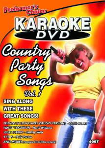 Country Party Songs 1 - Karaoke - Elokuva - SOUND CHAMBER - 0729913600793 - perjantai 8. marraskuuta 2019