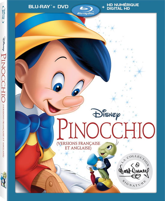 Cover for Blu-ray · Pinocchio: The Walt Disney Signature Collection [Blu-ray + DVD + Digital HD] (Blu-ray) (2017)