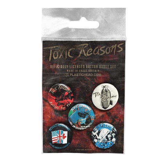 Cover for Toxic Reasons · Button Badge Set (Anstecker) (2023)