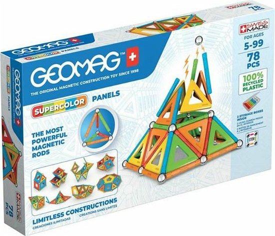 Cover for Geomag · GEOMAG Supercolor Panels Recycled 78T (Spielzeug)