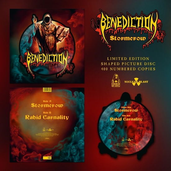 Stormcrow (Shaped Picture Disc) - Benediction - Muziek - CHURCH OF VINYL - 4260146163793 - 26 augustus 2022