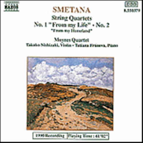 Cover for Moyzes Quartett / Nishizaki/+ · SMETANA: String Quartets 1&amp;2 (CD) (1992)