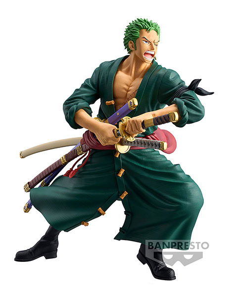 Cover for One Piece: Banpresto · ONE PIECE - Roronoa Zoro - Figure Grandista 22cm (Toys)