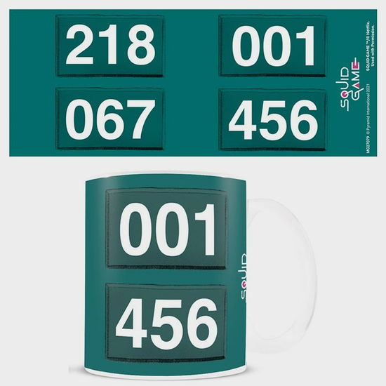 Cover for Mugs · Squid Game Numbers (MERCH)