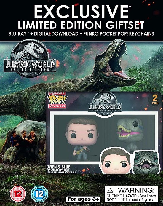 Jurassic World 2 - Fallen Kingdom Limited Edition Funko Gift Set - Jurassic World 2 Bdgwp - Films - Universal Pictures - 5053083166793 - 5 november 2018