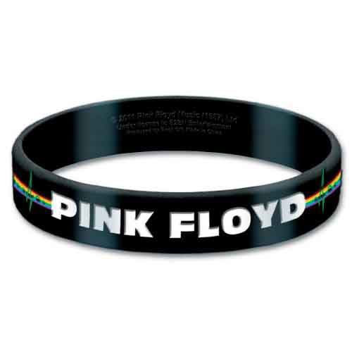 Pink Floyd Gummy Wristband: Logo & Pulse - Pink Floyd - Produtos - Perryscope - 5055295321793 - 25 de novembro de 2014