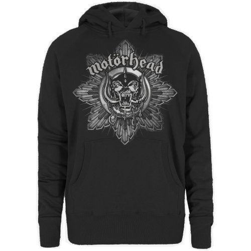 Motorhead Ladies Pullover Hoodie: Pig Badge - Motörhead - Fanituote - Global - Apparel - 5055295392793 - 