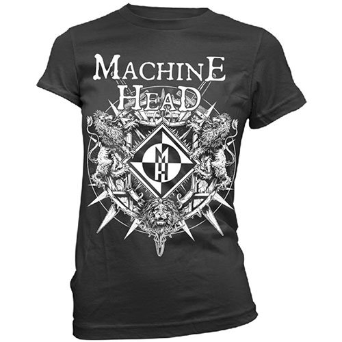 Machine Head Ladies T-Shirt: Bloodstone - Machine Head - Marchandise -  - 5056187720793 - 
