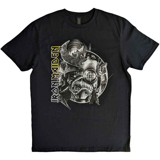 Iron Maiden Unisex T-Shirt: The Future Past Tour '23 Greyscale - Iron Maiden - Produtos -  - 5056561081793 - 