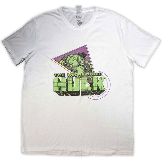 Marvel Comics Unisex T-Shirt: Hulk Triangle - Marvel Comics - Merchandise -  - 5056737257793 - 