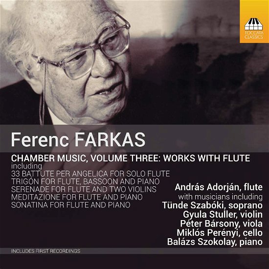 Ferenc Farkas: Chamber Music For Flute - Farkas / Adorjan / Szokolay - Musik - TOCCATA CLASSICS - 5060113443793 - 28. december 2018