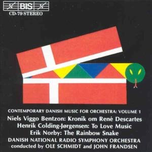 Cover for Bentzon / Frandsen / Schmidt / Danish Nat'l Radio · Comtemporary Danish Music for Orchestra 1 (CD) (1994)