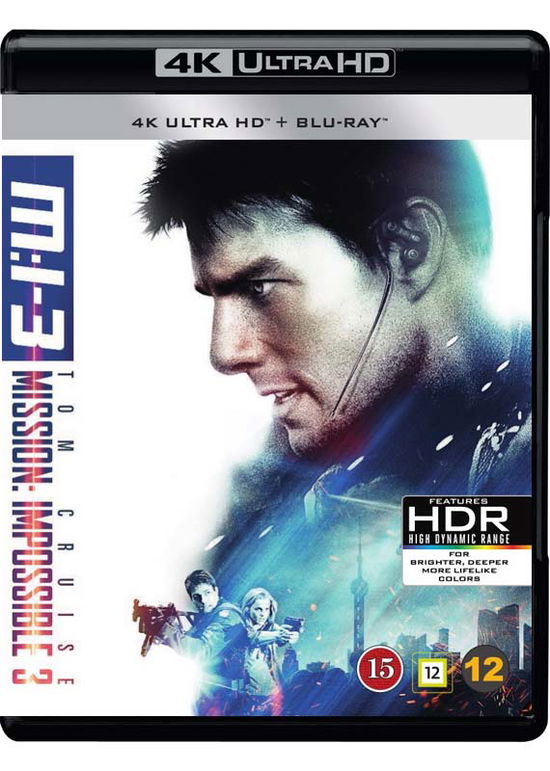 Cover for Tom Cruise · Mission: Impossible 3 (4K UHD + Blu-ray) [4K edition] (2018)