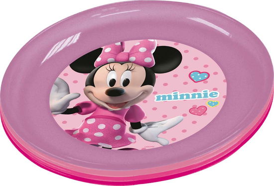 Cover for Minnie · Disney: Joy Toy - Minnie 4 Piatti In Plastica 20 Cm (MERCH)