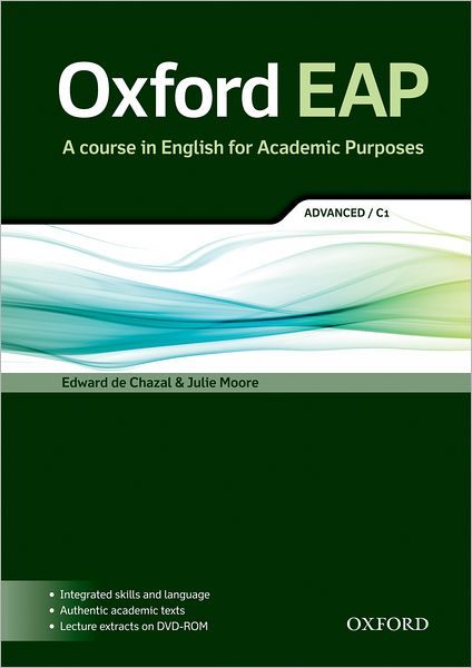 Cover for De Chazal · Oxford EAP: Advanced/C1: Student's Book and DVD-ROM Pack - Oxford EAP (Book) (2013)