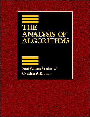 Cover for Purdom, Jr., Paul · The Analysis of Algorithms (Hardcover Book) (1995)