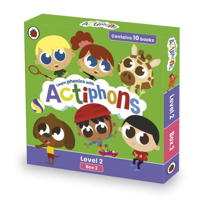 Cover for Ladybird · Actiphons Level 2 Box 2: Books 9-18: Learn phonics and get active with Actiphons! (Bok) (2022)