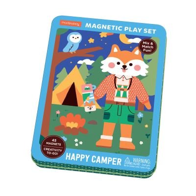 Cover for Mudpuppy · Happy Camper Magnetic Play Set (Legetøj) (2023)