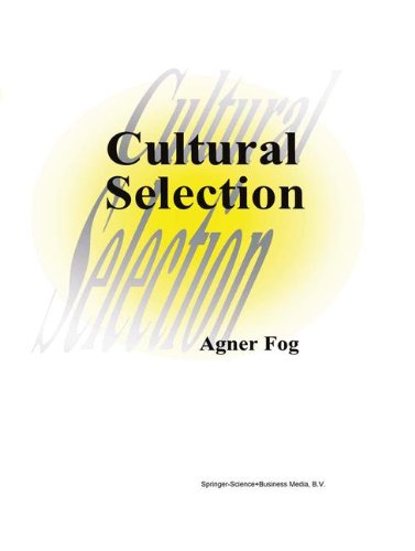 Cover for A. Fog · Cultural Selection (Innbunden bok) [1999 edition] (1999)