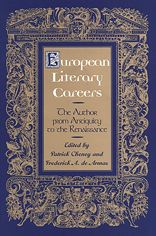 Cover for Patrick Cheney · European Literary Careers: The Author from Antiquity to the Renaissance (Hardcover Book) (2002)