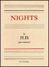 Cover for H. D. · Nights (Gebundenes Buch) [New Directions fine press edition] (1986)