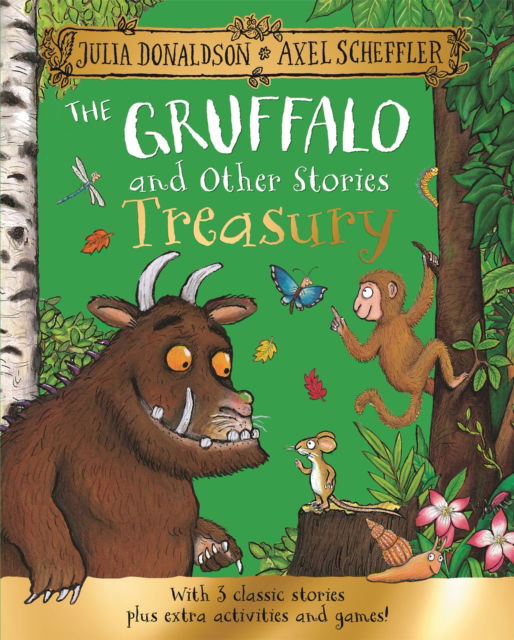 Cover for Julia Donaldson · The Gruffalo and Other Stories Treasury: With 3 classic stories plus extra activities and games! (Innbunden bok) (2024)