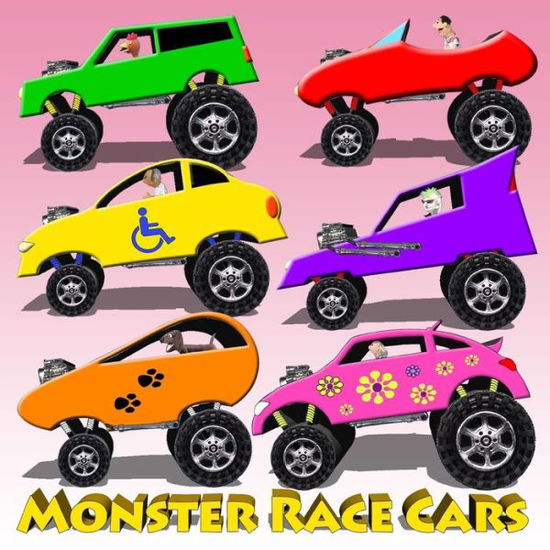 Cover for Les Anas · Monster Race Cars (Paperback Book) (2019)