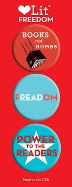 Cover for Gibbs Smith · Freedom 3 Badge Set - LoveLit Button Assortment (N/A) (2018)