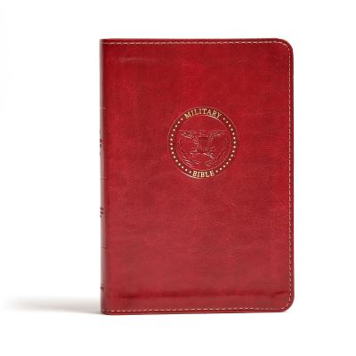 CSB Military Bible, Burgundy LeatherTouch - CSB Bibles by Holman CSB Bibles by Holman - Books - Cengage Learning, Inc - 9781433651793 - July 1, 2017