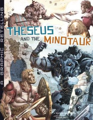 Cover for Blake Hoena · Theseus and the Minotaur (Graphic Novel) - Ancient Myths (Paperback Book) (2015)