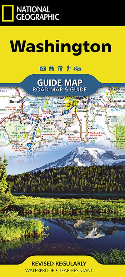 Cover for National Geographic Maps · Washington (Landkarten) [2022nd edition] (2022)