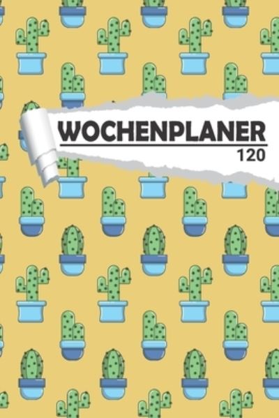 Cover for Aw Media · Wochenplaner mit Kaktus Muster (Taschenbuch) (2020)