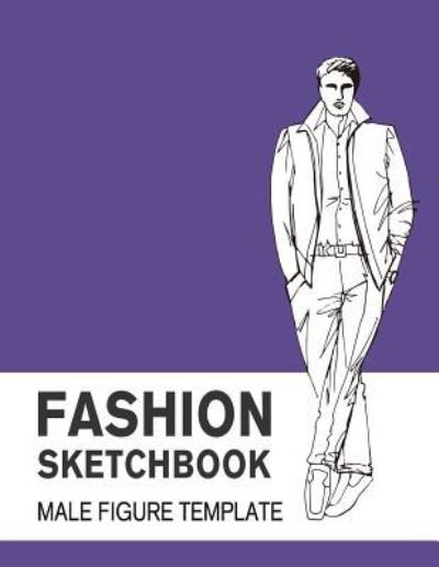 Cover for Lance Derrick · Fashion Sketchbook Male Figure Template (Paperback Book) (2018)