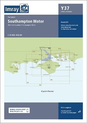 Cover for Imray · Imray Chart Y37: Southampton Water (Small Format) - Y Charts (Map) [New edition] (2024)