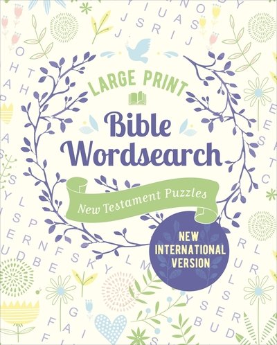 Cover for Eric Saunders · Large Print Bible Wordsearch: New Testament Puzzles (NIV Edition) - Bible puzzles (Paperback Book) (2019)
