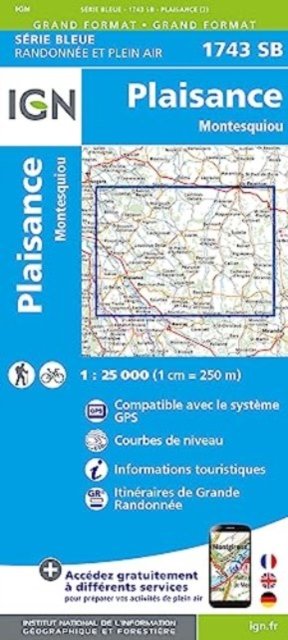 Plaisance / Montesquiou - Serie Bleue -  - Livros - Institut Geographique National - 9782758553793 - 17 de abril de 2023