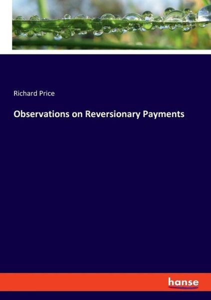Observations on Reversionary Paym - Price - Books -  - 9783337715793 - January 17, 2019