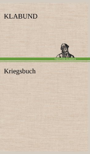 Cover for Klabund · Kriegsbuch (Hardcover Book) [German edition] (2012)