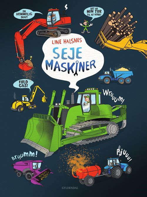 Line Halsnes · Seje-bøgerne: Seje maskiner (Inbunden Bok) [1:a utgåva] (2022)