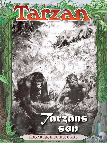 Cover for Edgar Rice Burroughs · Tarzan: Tarzans søn (Sewn Spine Book) [2nd edition] (2017)