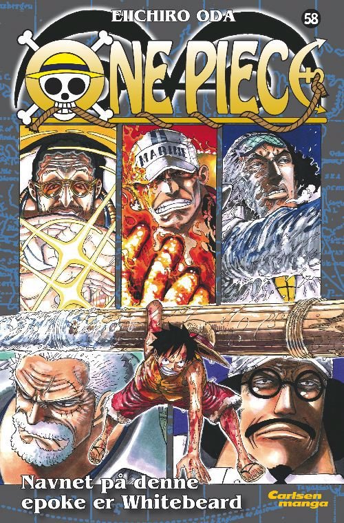 Cover for Eiichiro Oda · One Piece: One Piece 58: Navnet på denne epoke er Whitebeard (Paperback Bog) [1. udgave] (2012)