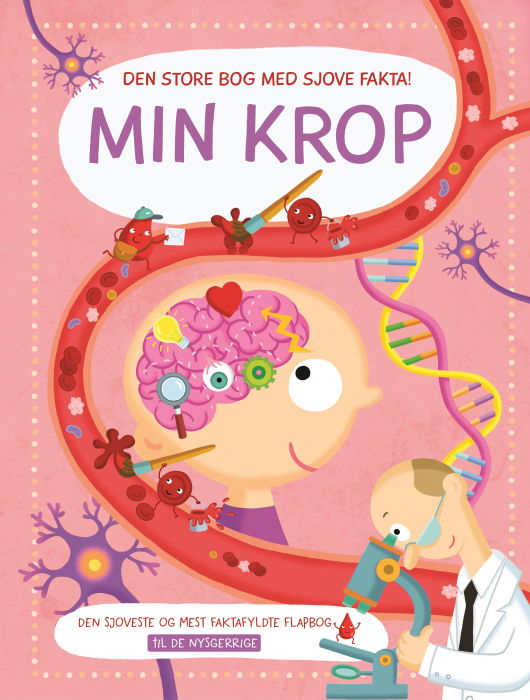 Cover for Karrusel Forlag · Til de nysgerrige: Min krop - Til de nysgerrige (papbog med flapper) (Cardboard Book) [1th edição] (2022)