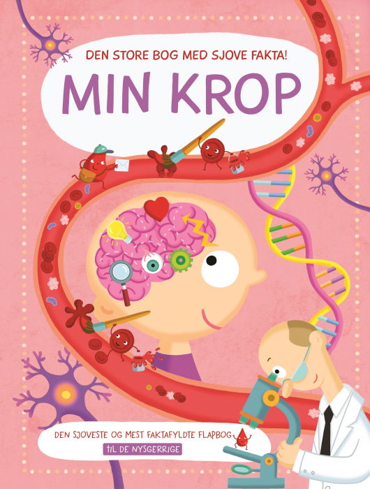 Cover for Karrusel Forlag · Til de nysgerrige: Min krop - Til de nysgerrige (papbog med flapper) (Pappbok) [1. utgave] (2022)