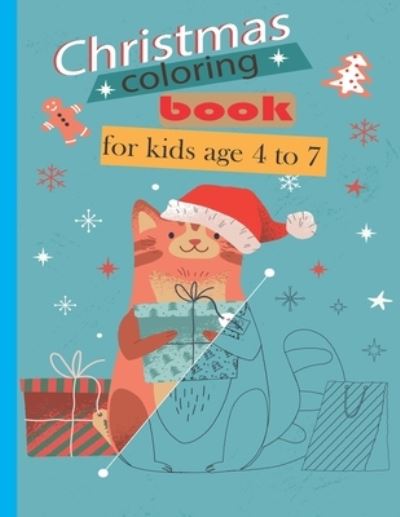 Cover for Asafou Anazour Aghbalou · Christmas Coloring Book for Kids Age 4 to 7 (Paperback Book) (2020)