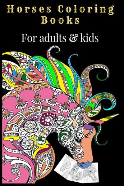 Cover for Sami Book · Horses Coloring Books For adults &amp; kids (Paperback Book) (2020)