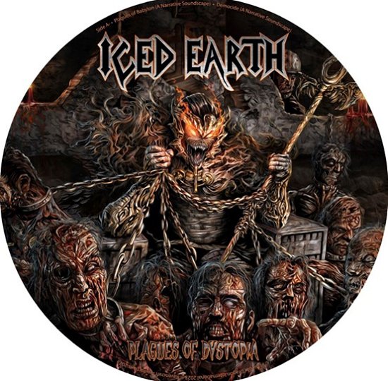 Cover for Iced Earth · Plagues Of Dystopia (LP) [RSD 2023 Picture Disc edition] (2023)