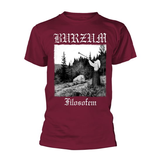 Burzum · Filosofem 2018 (Maroon) (T-shirt) [size XL] [Maroon edition] (2018)