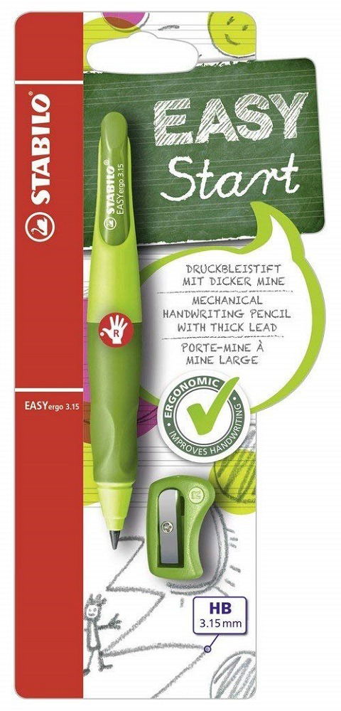 Cover for Stabilo EASYergo 3.15 R groen / donker groen blister (Legetøj) (2017)