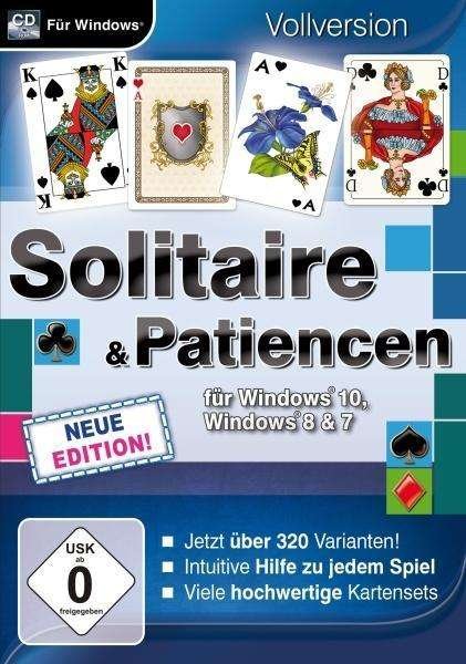 Solitaire & Pat.Win.10,CD-ROM.1040205 - Game - Bøker - Magnussoft - 4064210191794 - 24. januar 2020